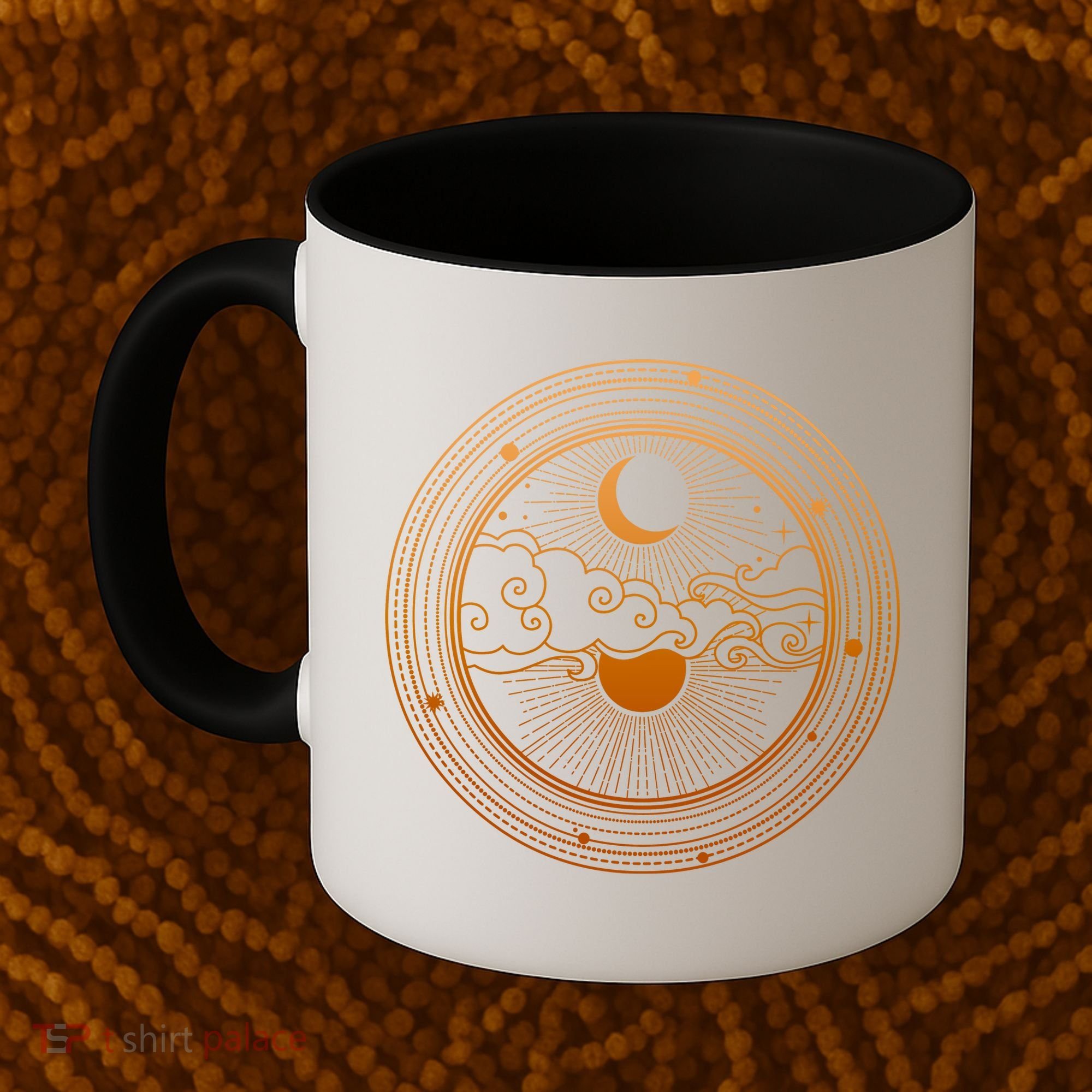 BoHo Moon and Sun Reflection Coffee Mug