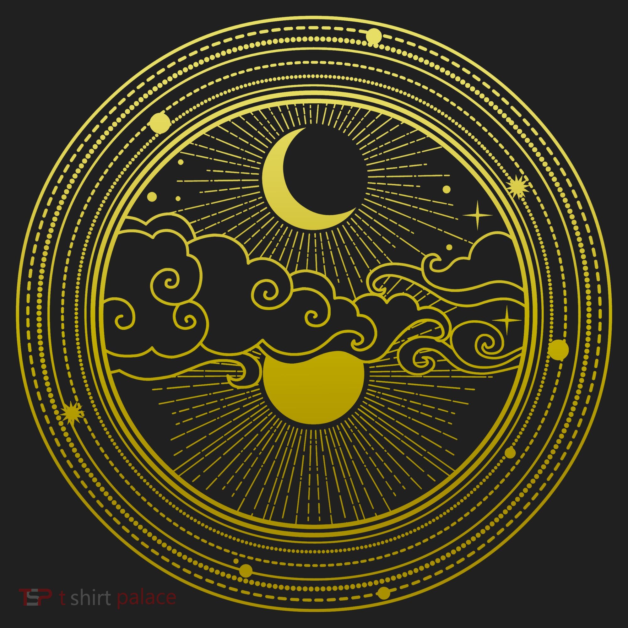 BoHo Moon and Sun Reflection Beanie
