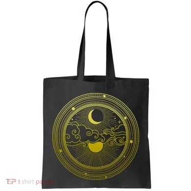 BoHo Moon and Sun Reflection Tote Bag