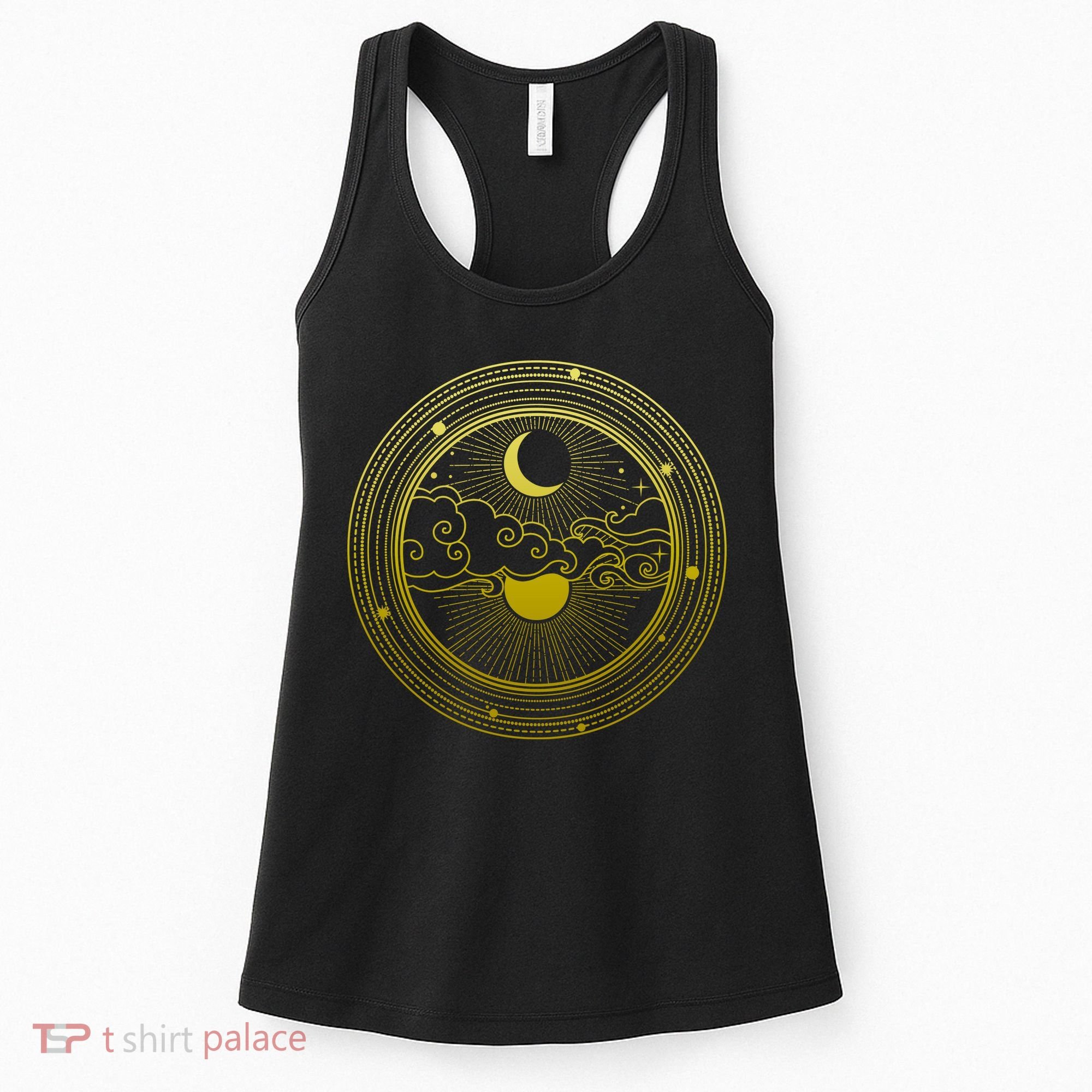 BoHo Moon and Sun Reflection Women's Tank Top