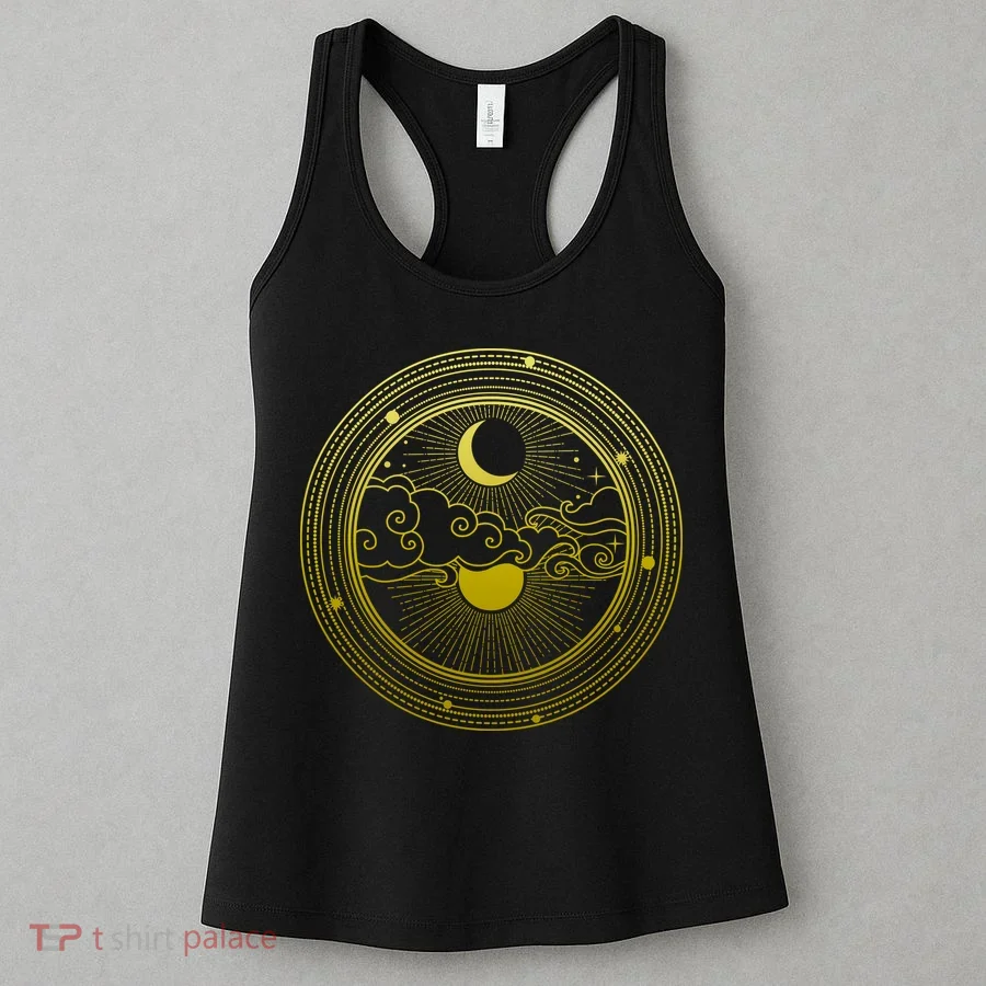 BoHo Moon and Sun Reflection Women's Tank Top