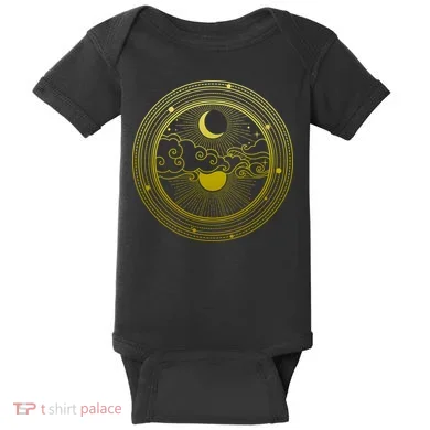 BoHo Moon and Sun Reflection Baby Bodysuit