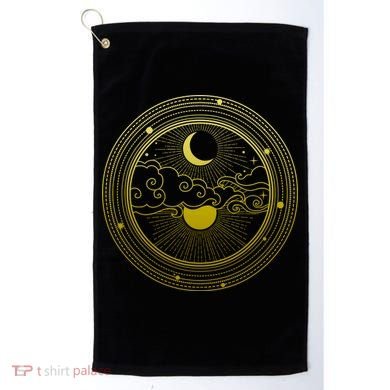BoHo Moon and Sun Reflection Golf Towel
