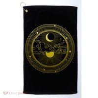 BoHo Moon and Sun Reflection Golf Towel thumb 0