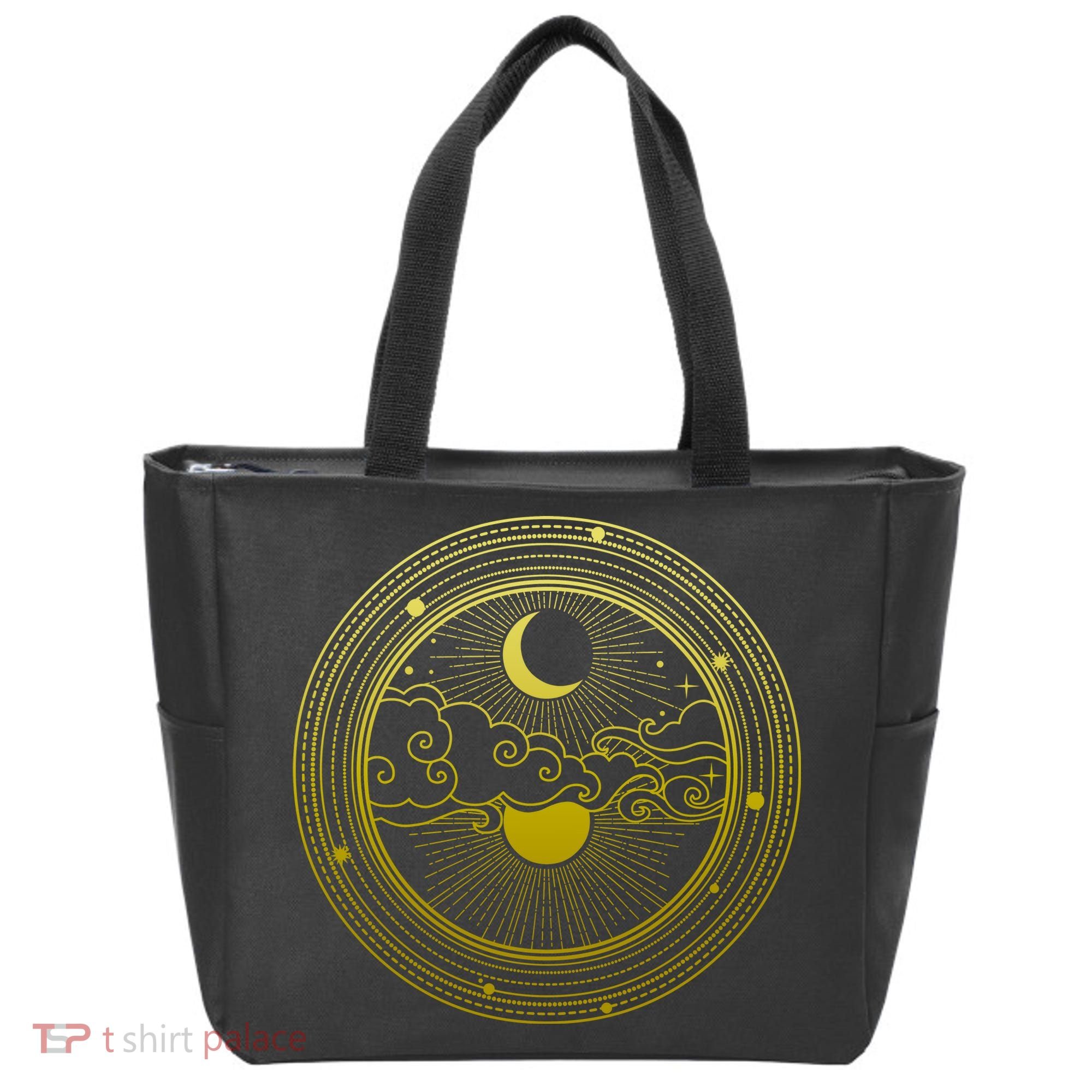 BoHo Moon and Sun Reflection Tote Bag