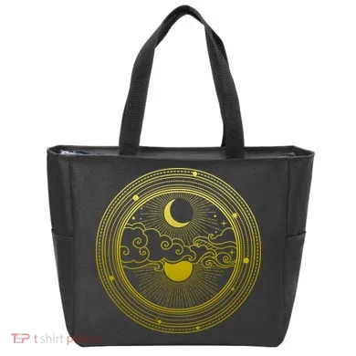BoHo Moon and Sun Reflection Tote Bag