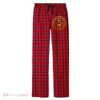 BoHo Moon and Sun Reflection Men's Flannel Plaid Pajama Pants thumb 0