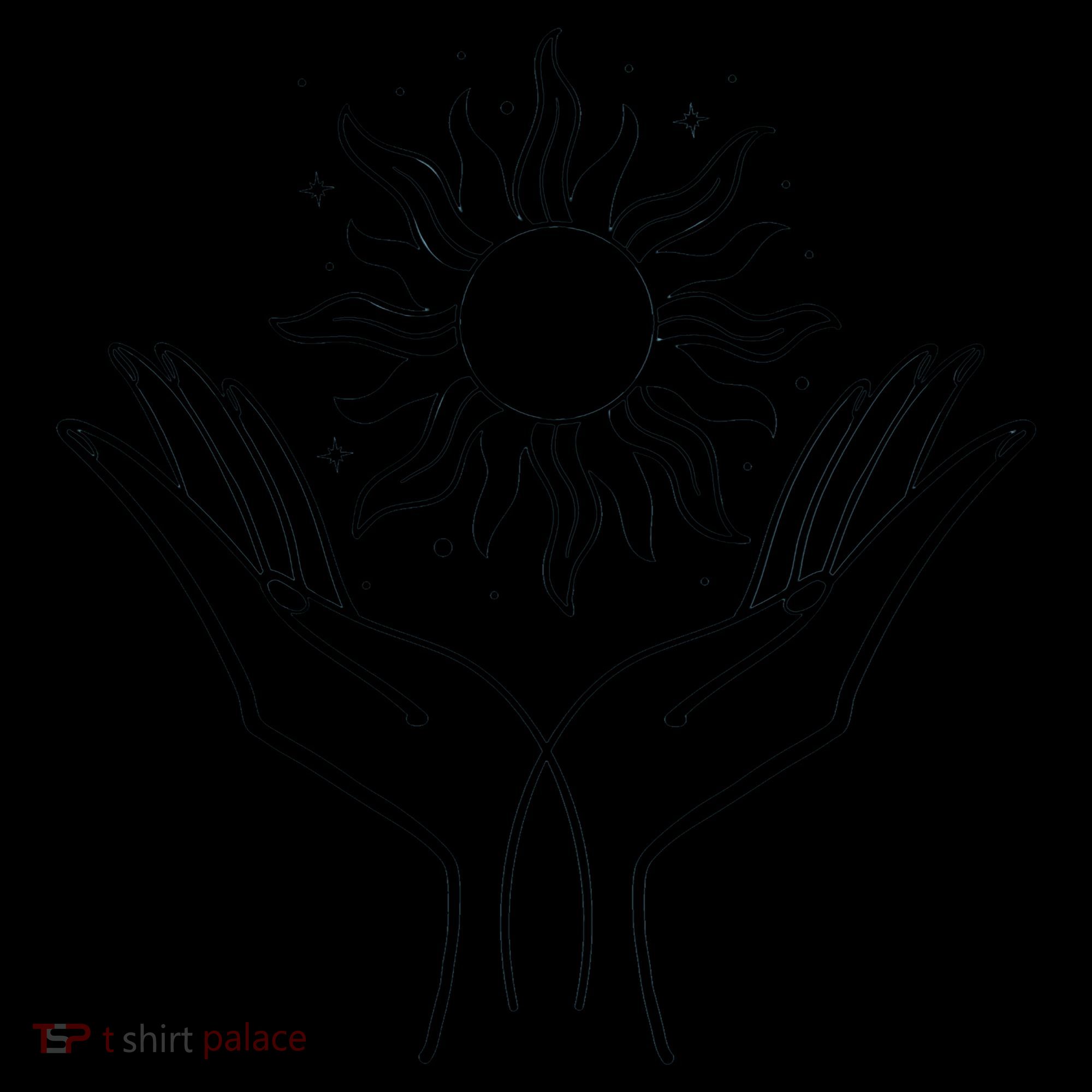 Boho Styled Hands Lifting Sun Spiritual Coffee Mug