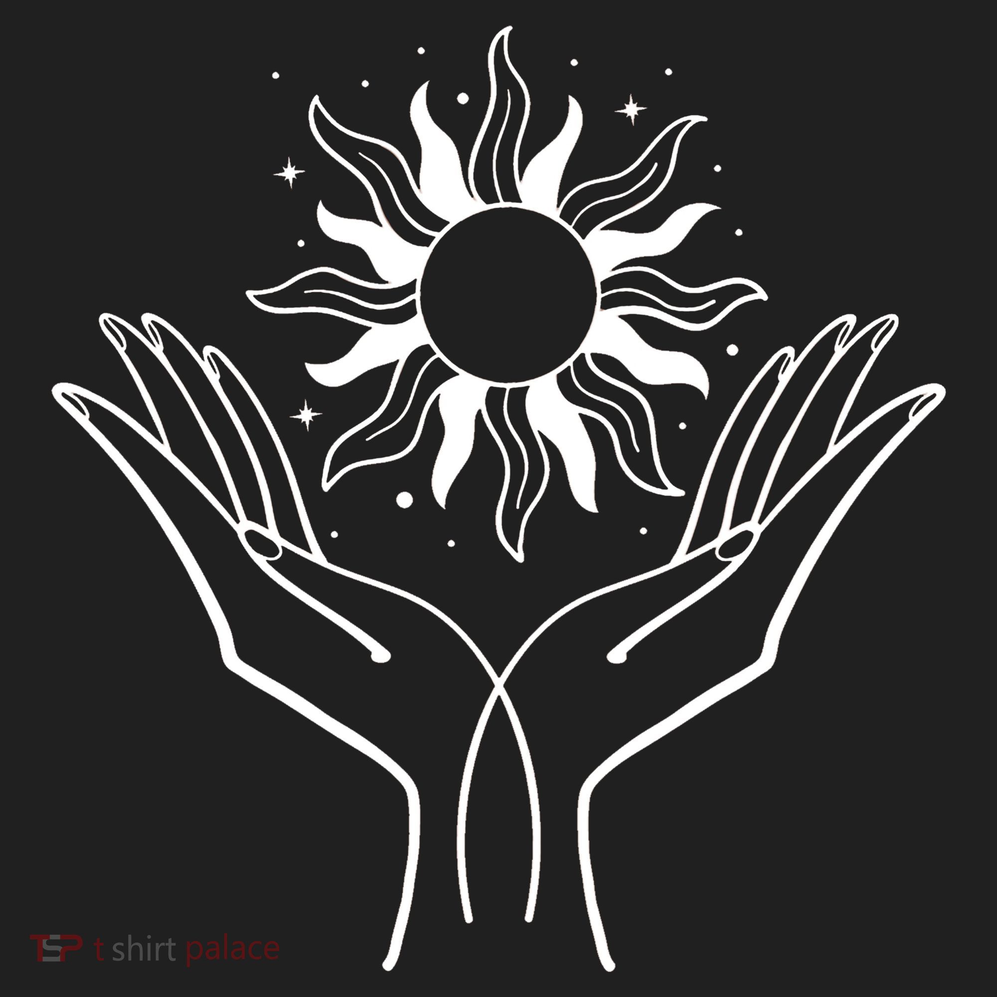 Boho Styled Hands Lifting Sun Spiritual Tumbler
