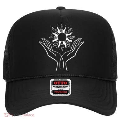 Boho Styled Hands Lifting Sun Spiritual Hat