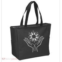Boho Styled Hands Lifting Sun Spiritual Tote Bag thumb 2