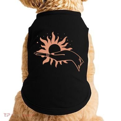 Boho Styled Open Palm Sun In Hand Doggie Tank