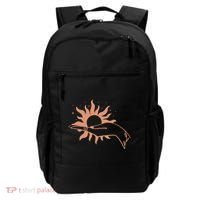 Boho Styled Open Palm Sun In Hand Backpack thumb 0