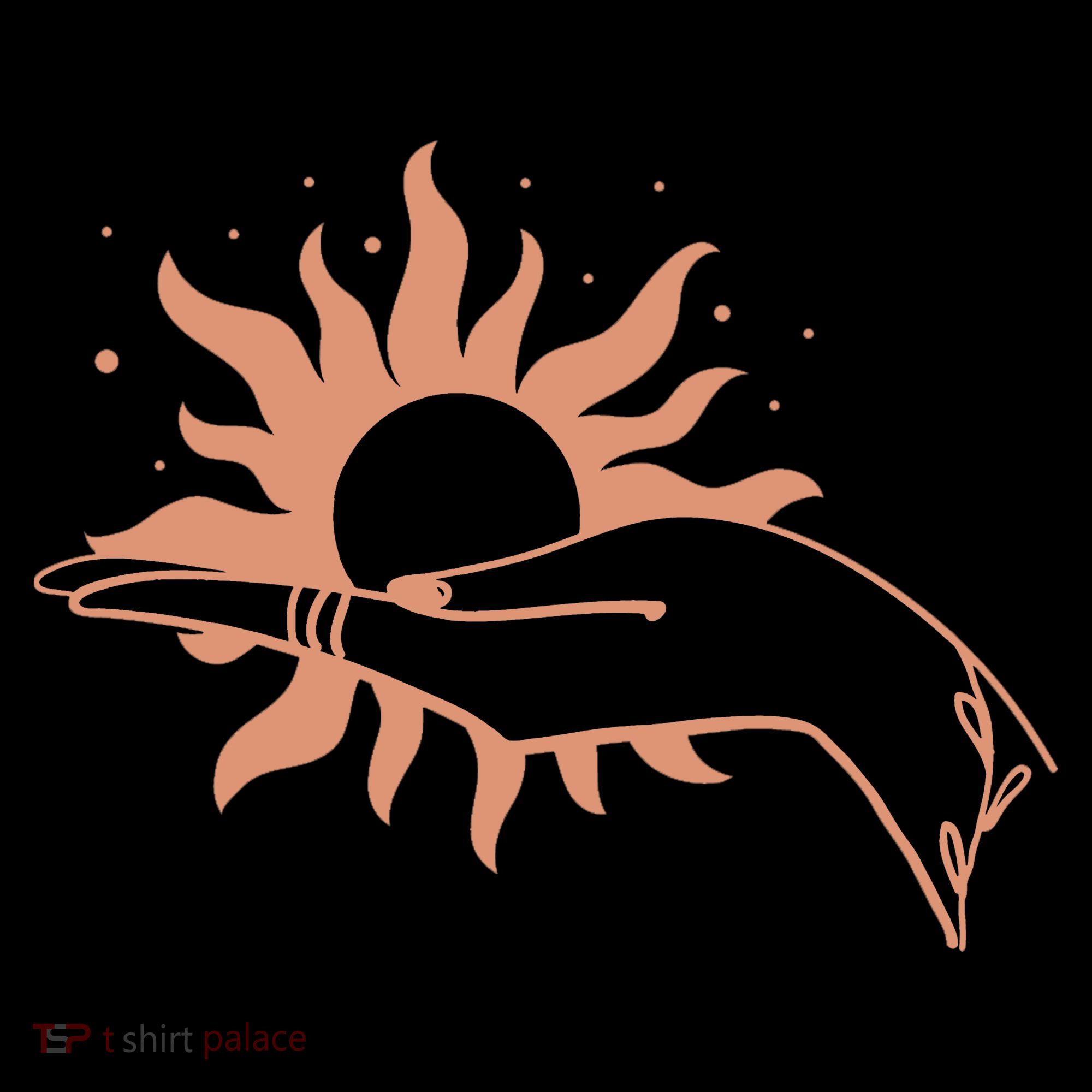 Boho Styled Open Palm Sun In Hand Women's Hoodie