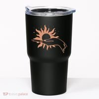 Boho Styled Open Palm Sun In Hand Tumbler thumb 0