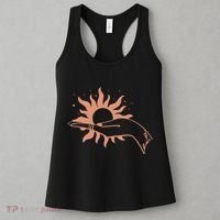 Boho Styled Open Palm Sun In Hand Women's Tank Top thumb 3