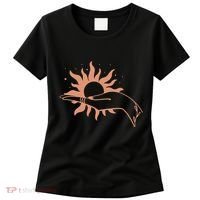 Boho Styled Open Palm Sun In Hand Women's T-Shirt thumb 0