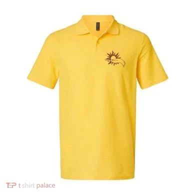 Boho Styled Open Palm Sun In Hand Polo