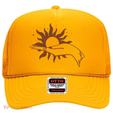 Boho Styled Open Palm Sun In Hand Hat