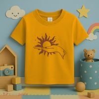 Boho Styled Open Palm Sun In Hand Toddler T-Shirt thumb 3