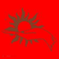 Boho Styled Open Palm Sun In Hand Santa Hat thumb 1