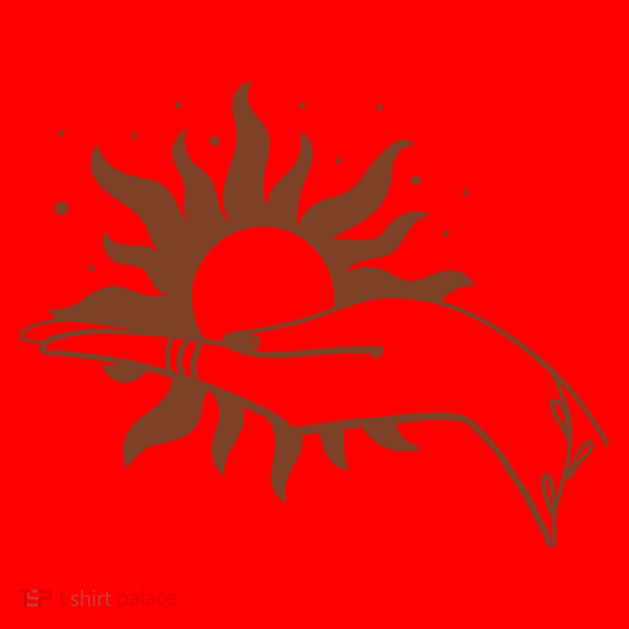 Boho Styled Open Palm Sun In Hand Santa Hat