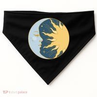 Boho Sun And Moon USA-Made Doggie Bandana thumb 0