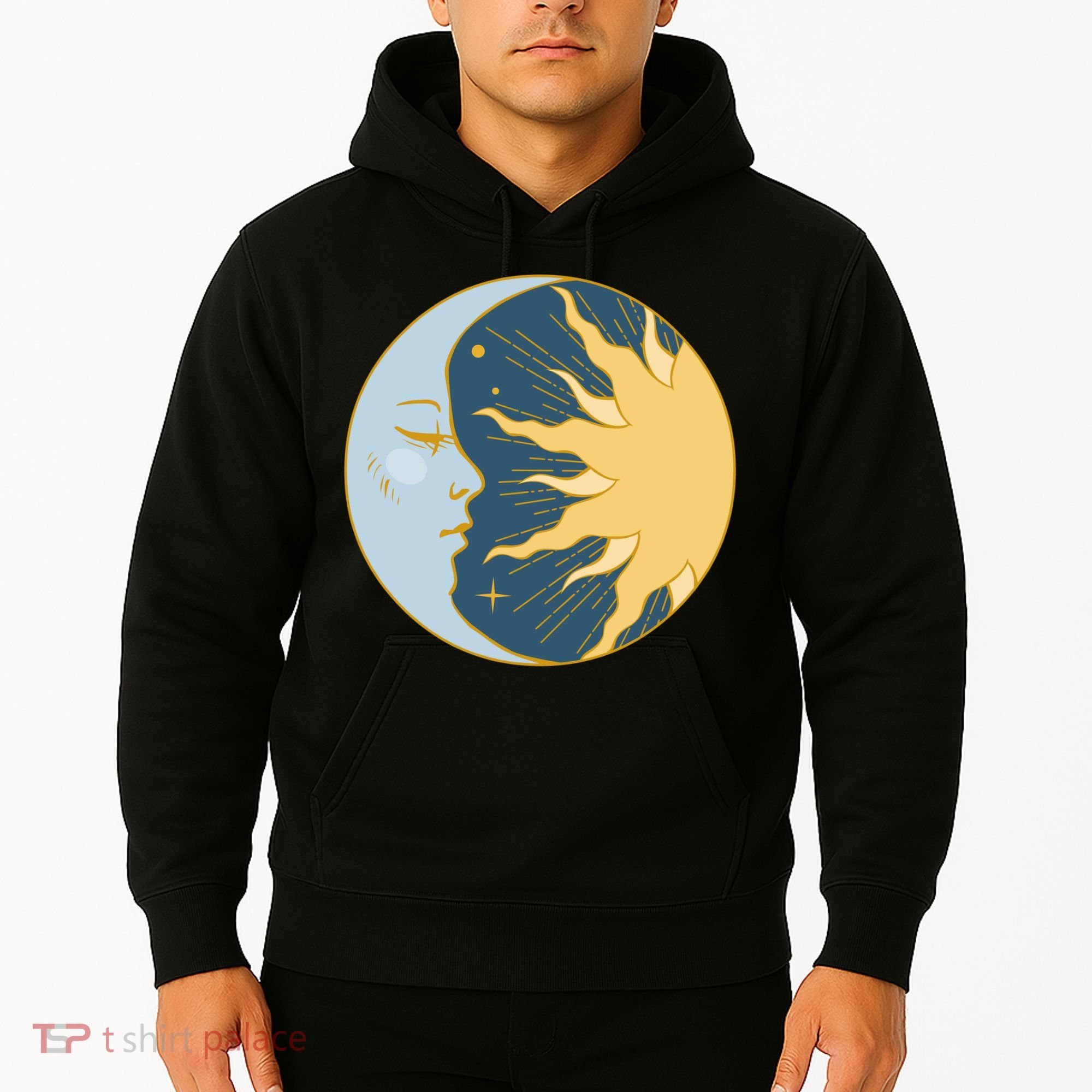 Boho Sun And Moon Hoodie