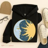 Boho Sun And Moon Hoodie thumb 4