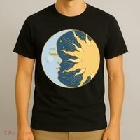 Boho Sun And Moon T-Shirt thumb 3