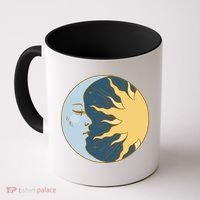 Boho Sun And Moon Coffee Mug thumb 0
