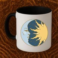 Boho Sun And Moon Coffee Mug thumb 2
