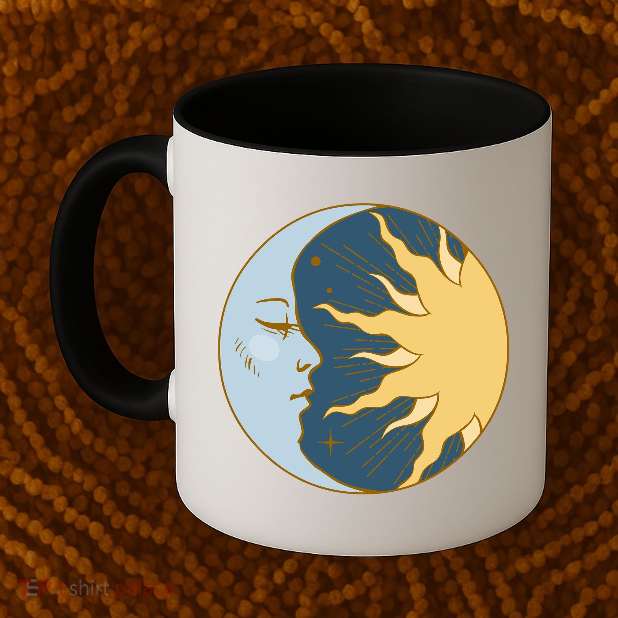 Boho Sun And Moon Coffee Mug