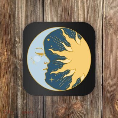 Boho Sun And Moon Coaster