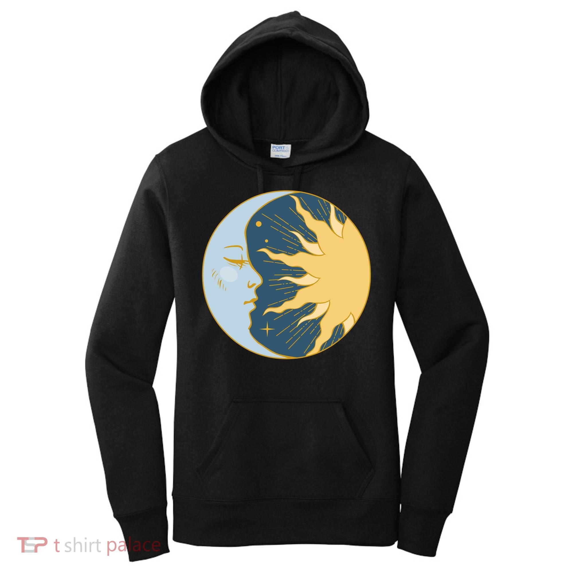 Boho Sun And Moon Women's Hoodie