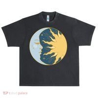 Boho Sun And Moon Urban Oversized Heavyweight T-Shirt thumb 0