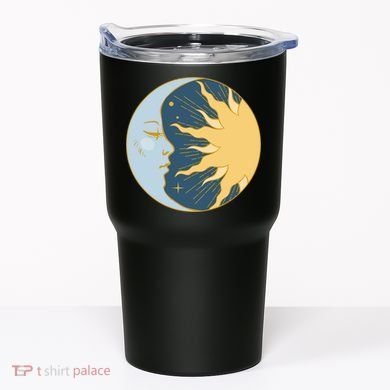 Boho Sun And Moon Tumbler
