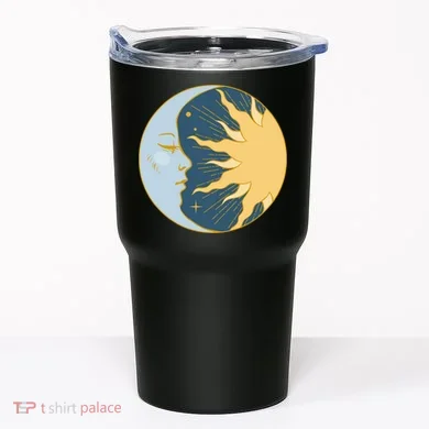 Boho Sun And Moon Tumbler