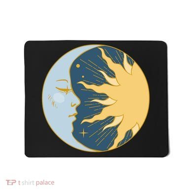 Boho Sun And Moon Mousepad