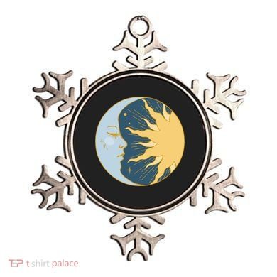 Boho Sun And Moon Ornament