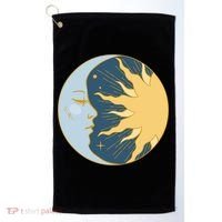 Boho Sun And Moon Golf Towel thumb 0