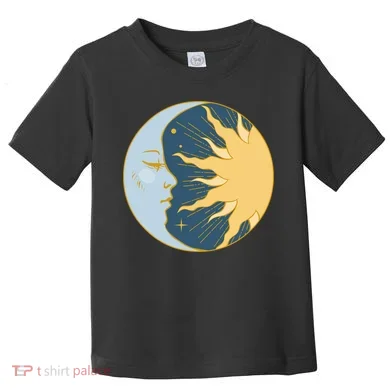 Boho Sun And Moon Toddler T-Shirt