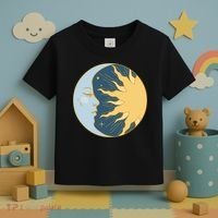 Boho Sun And Moon Toddler T-Shirt thumb 3
