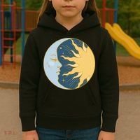 Boho Sun And Moon Kids Hoodie thumb 3