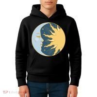 Boho Sun And Moon Kids Hoodie thumb 4