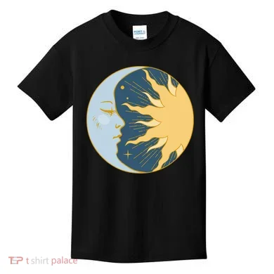 Boho Sun And Moon Kids T-Shirt