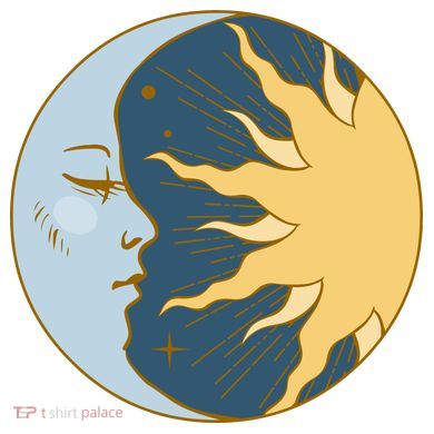 Boho Sun And Moon Ceramic Ornament