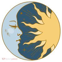 Boho Sun And Moon Ceramic Ornament thumb 2