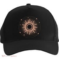 Boho Sun Illustration Five-Panel Snapback Cap thumb 0