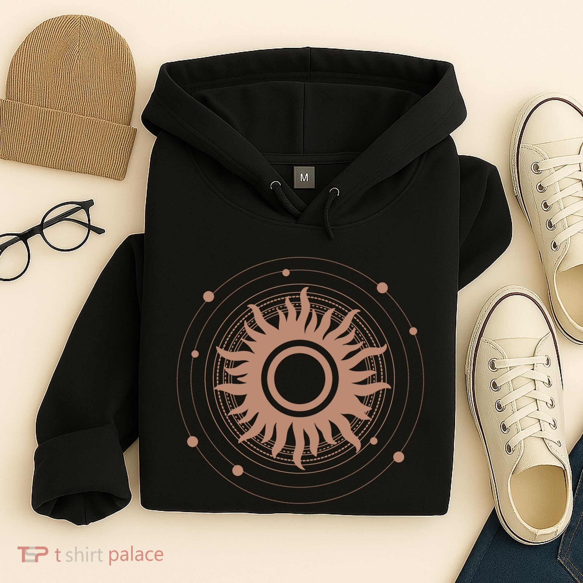 Boho Sun Illustration Hoodie